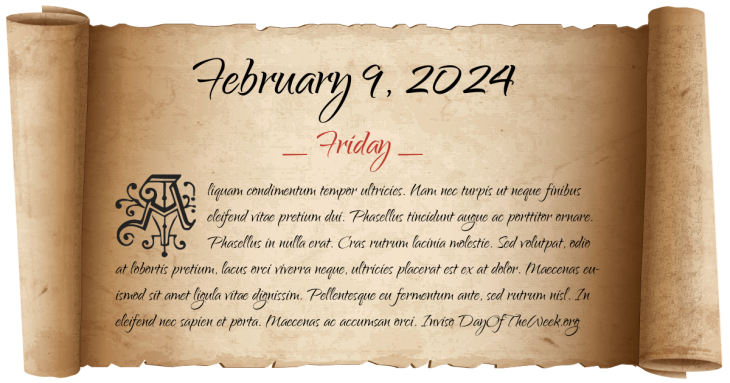 February 9, 2024